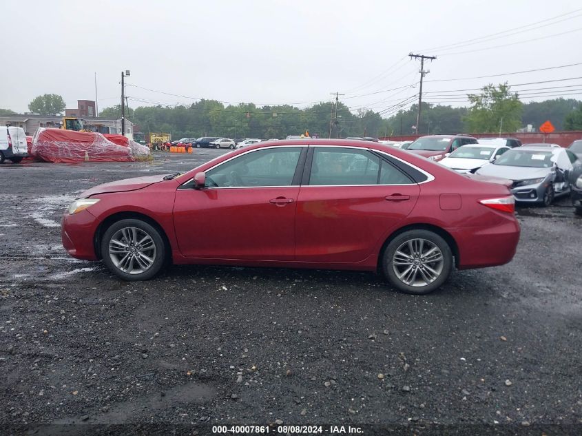 2015 Toyota Camry Se VIN: 4T1BF1FK3FU962201 Lot: 40007861