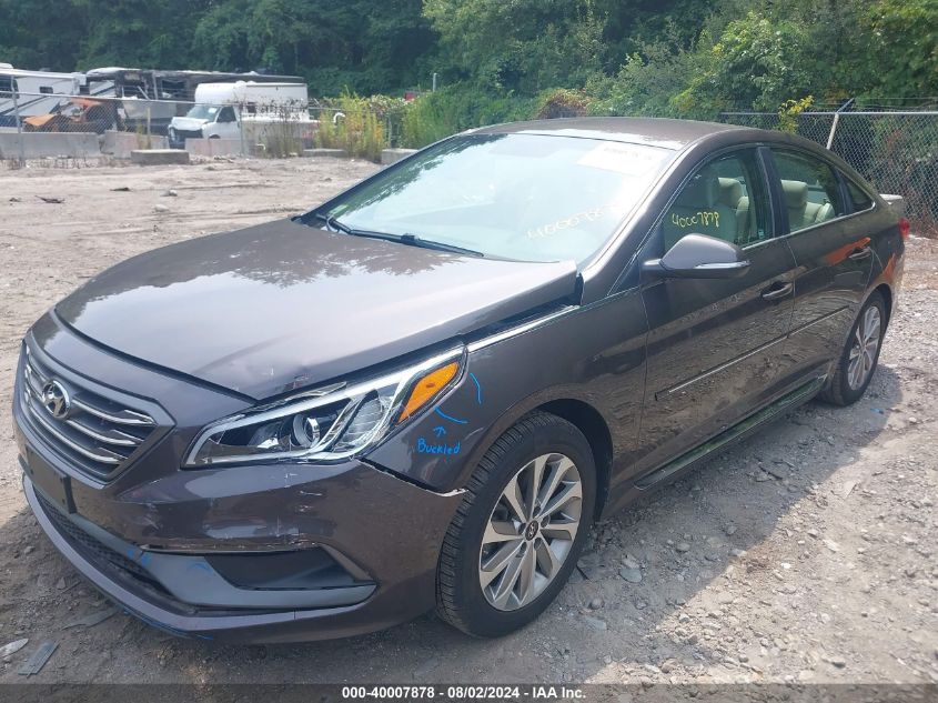 2017 HYUNDAI SONATA SPORT - 5NPE34AF4HH534575