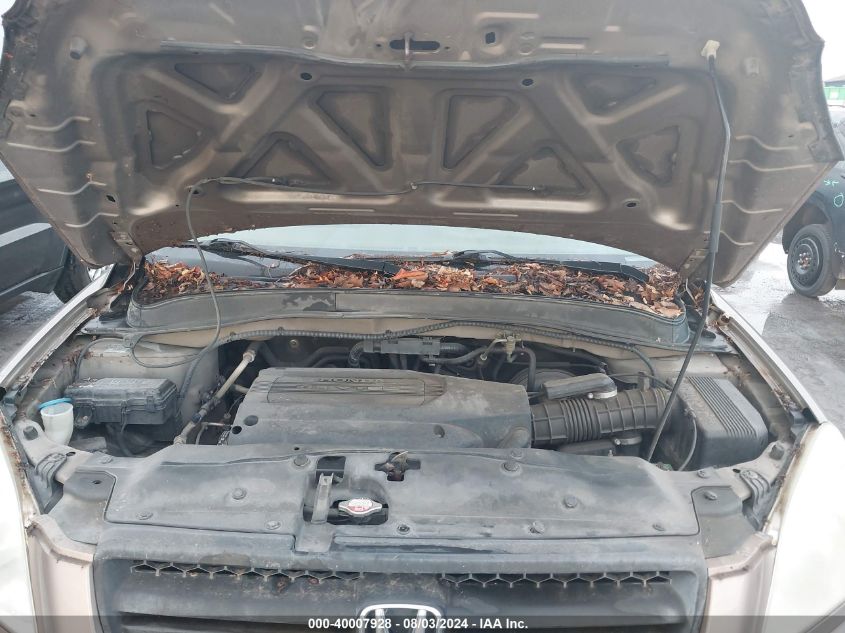 2003 Honda Pilot Ex-L VIN: 2HKYF187X3H617115 Lot: 40007928