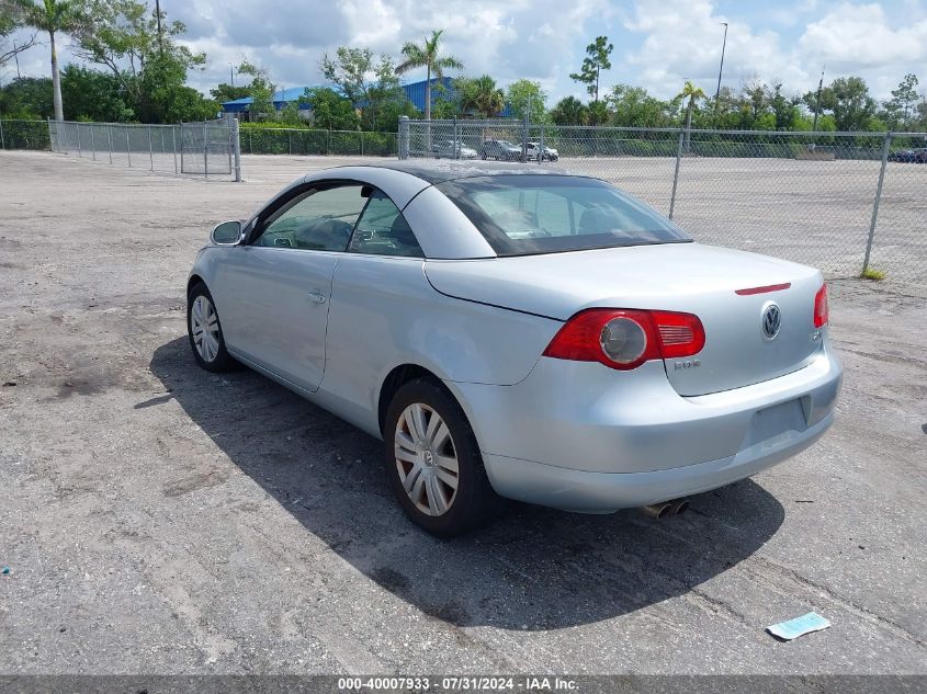 WVWBA71F07V005407 | 2007 VOLKSWAGEN EOS