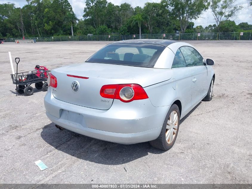 WVWBA71F07V005407 | 2007 VOLKSWAGEN EOS