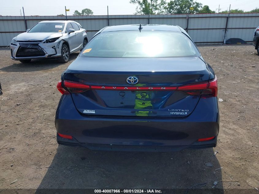 2020 Toyota Avalon Hybrid Limited VIN: 4T1D21FB4LU013790 Lot: 40007966