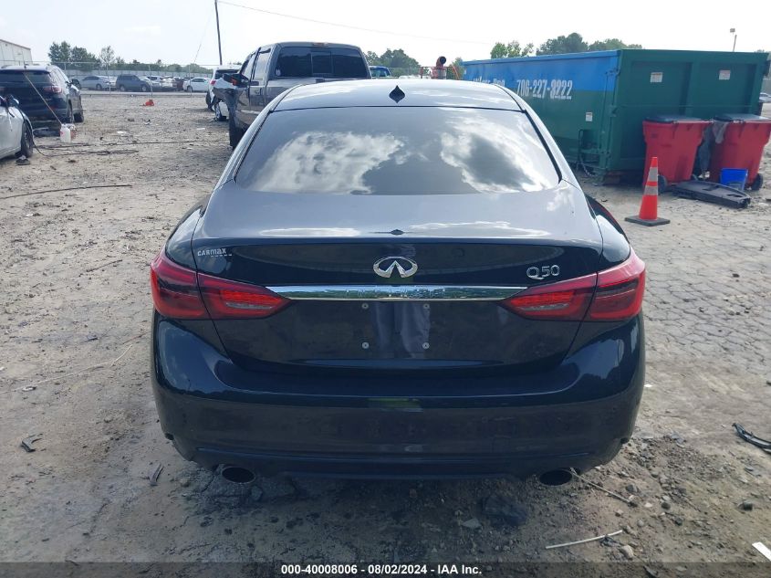 2021 Infiniti Q50 Luxe VIN: JN1EV7BP0MM700838 Lot: 40008006