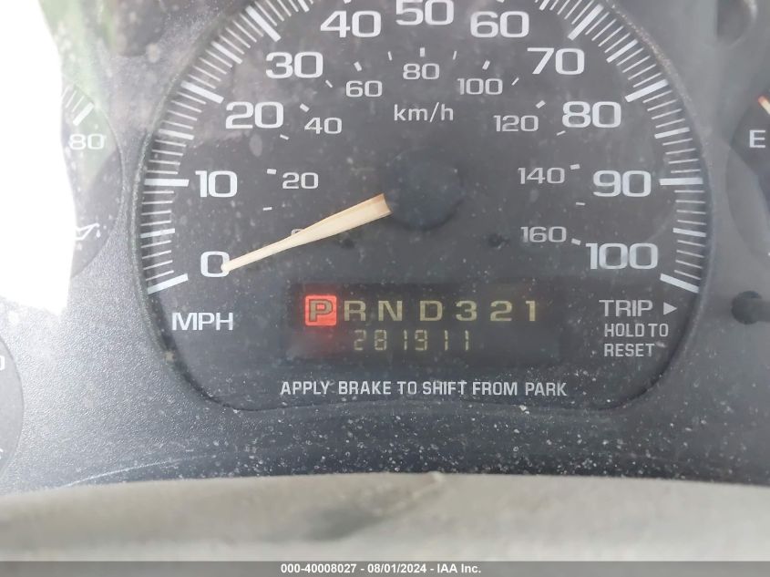 2003 Chevrolet Astro VIN: 1GCDM19X53B123345 Lot: 40008027