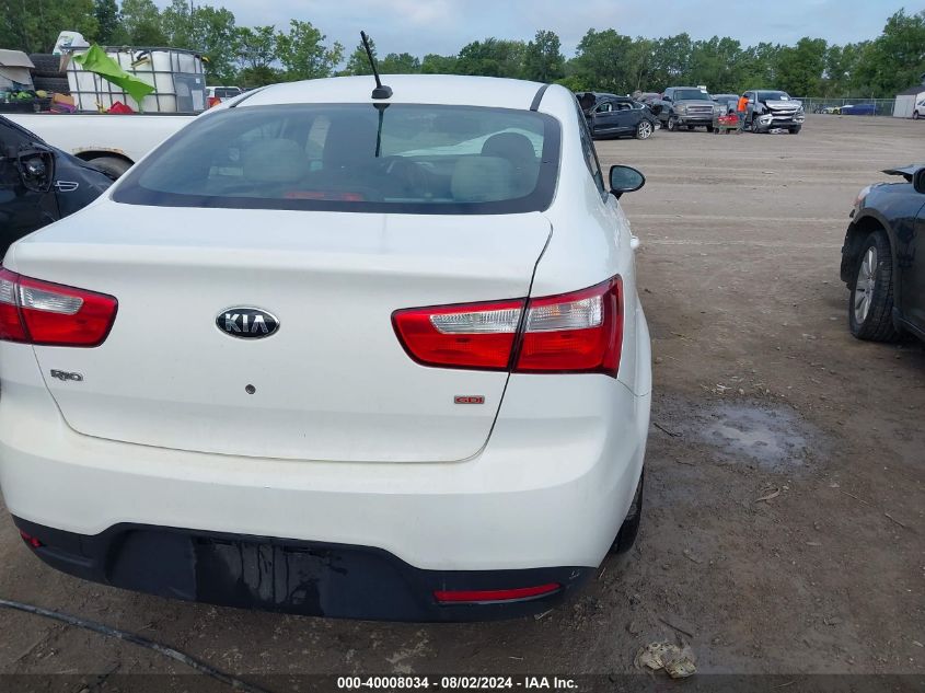 2015 Kia Rio Lx VIN: KNADM4A35F6441017 Lot: 40008034