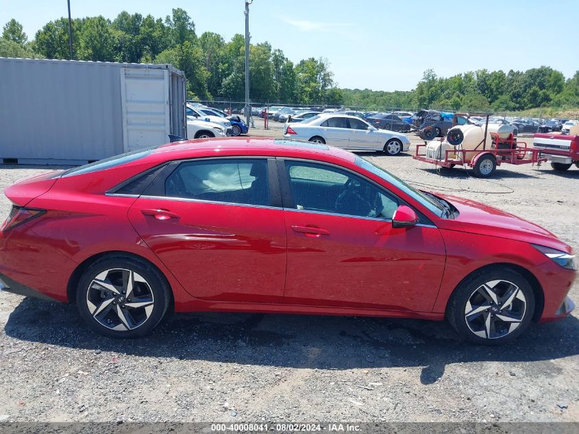 2022 Hyundai Elantra Hybrid Limited VIN: KMHLN4AJ2NU014748 Lot: 40008041