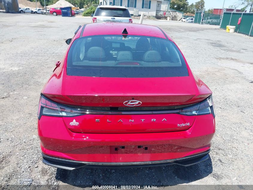 2022 Hyundai Elantra Hybrid Limited VIN: KMHLN4AJ2NU014748 Lot: 40008041