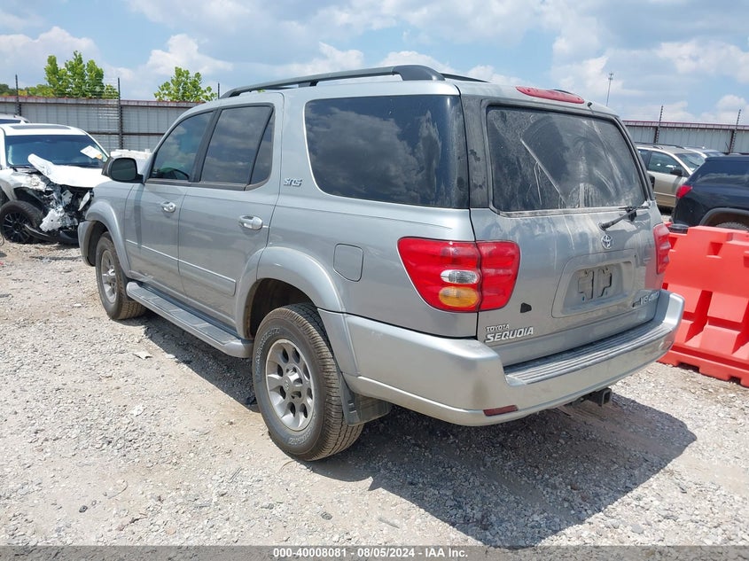 2003 Toyota Sequoia Sr5 VIN: 5TDBT44A23S171392 Lot: 40008081