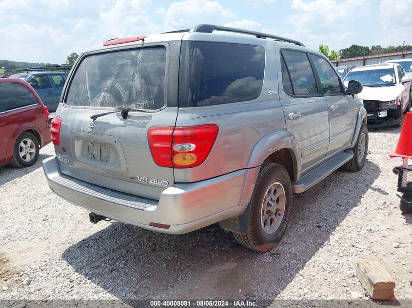 2003 Toyota Sequoia Sr5 VIN: 5TDBT44A23S171392 Lot: 40008081