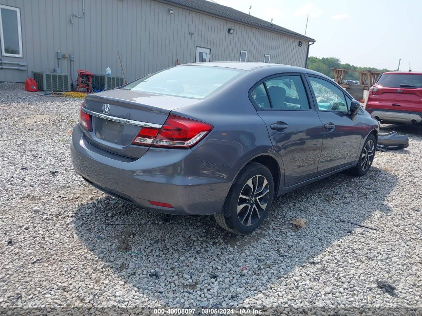 2014 Honda Civic Ex VIN: 19XFB2F87EE057243 Lot: 40008097