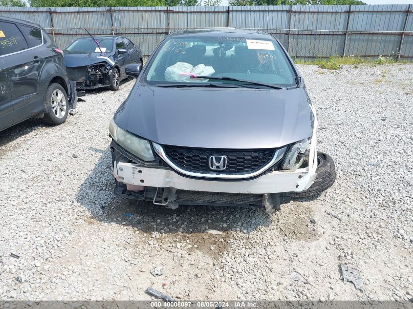 2014 Honda Civic Ex VIN: 19XFB2F87EE057243 Lot: 40008097