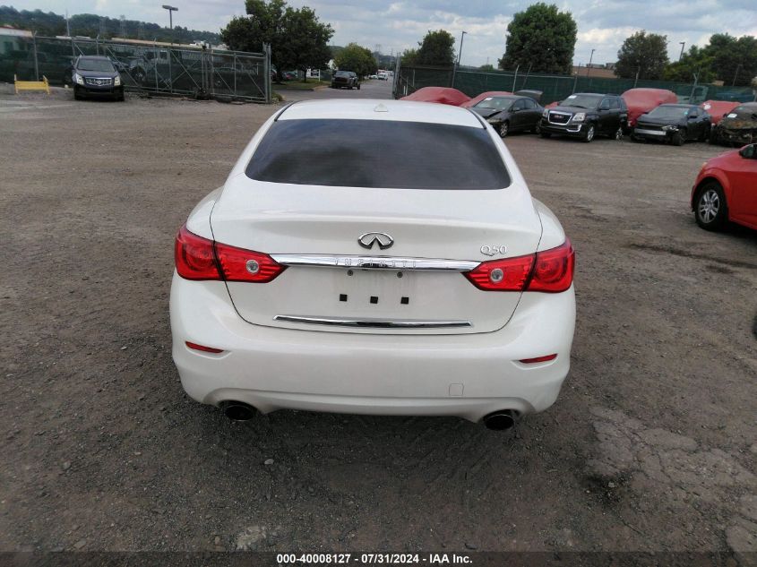 2017 Infiniti Q50 3.0T Signature Edition VIN: JN1EV7AR5HM840134 Lot: 40008127