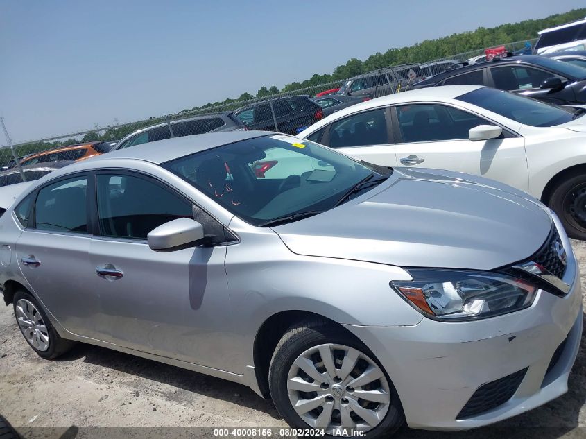 2019 Nissan Sentra S VIN: 3N1AB7AP4KY341674 Lot: 40008156