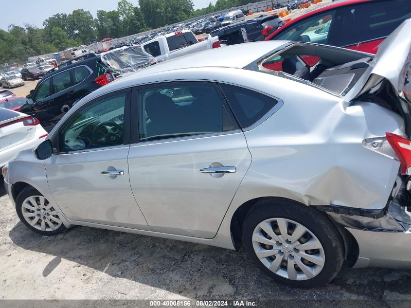 2019 Nissan Sentra S VIN: 3N1AB7AP4KY341674 Lot: 40008156