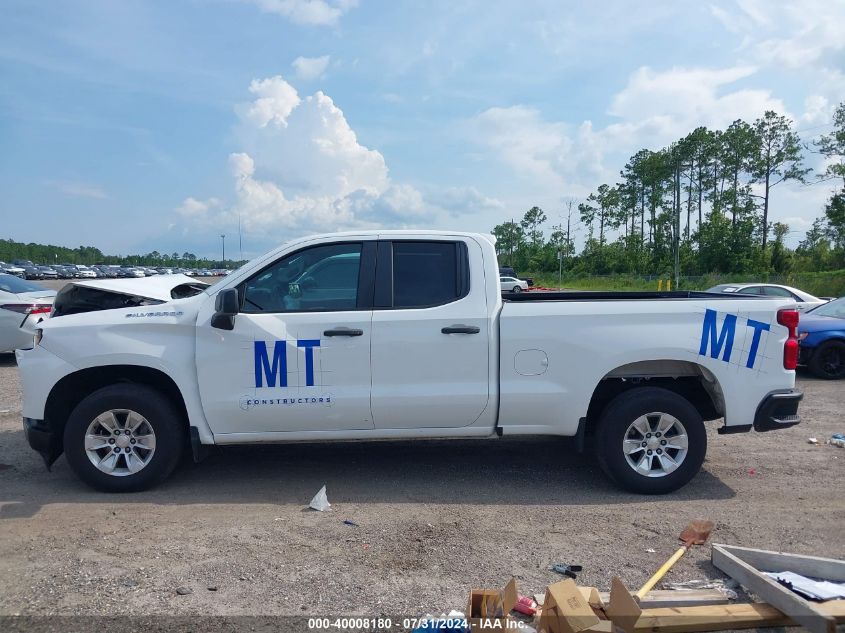 2022 Chevrolet Silverado 1500 Work Truck VIN: 1GCRAAED0NZ580682 Lot: 40008180