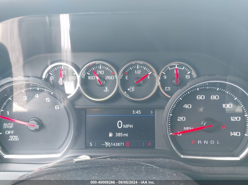 2021 Chevrolet Silverado 1500 2Wd Short Bed Rst VIN: 3GCPWDED9MG142042 Lot: 40008266