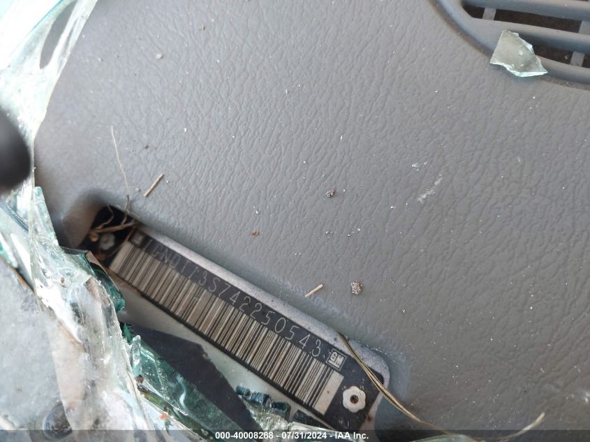 2004 Chevrolet Trailblazer Ls VIN: 1GNDT13S742250543 Lot: 40008288