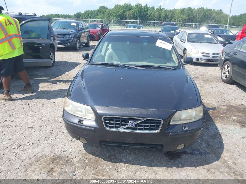 2006 Volvo S60 2.5T VIN: YV1RS592662504529 Lot: 40008293