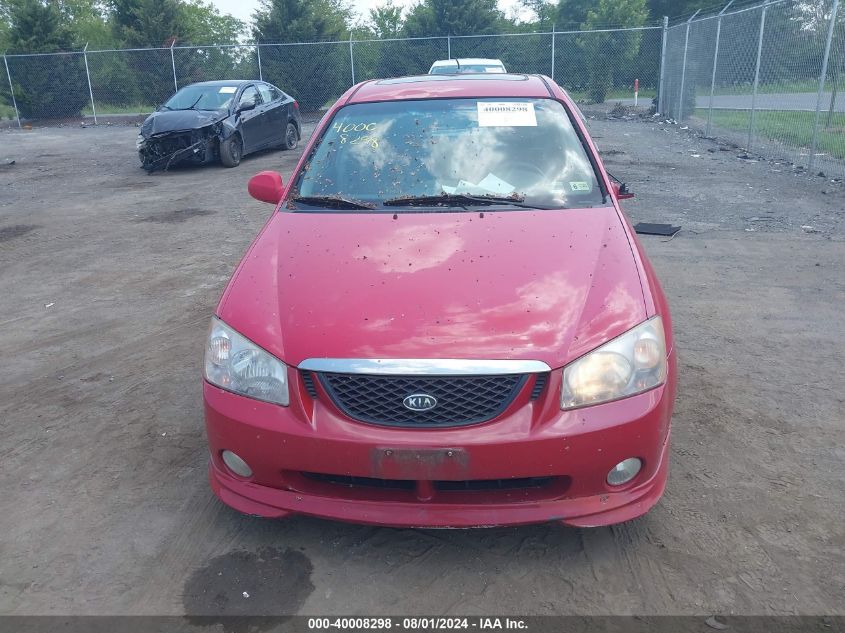 2006 Kia Spectra5 VIN: KNAFE161365372233 Lot: 40008298