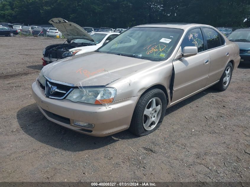 2002 Acura Tl 3.2 VIN: 19UUA56622A013404 Lot: 40008327