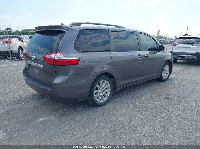 2015 TOYOTA SIENNA LIMITED 7 PASSENGER - 5TDYK3DC5FS688022