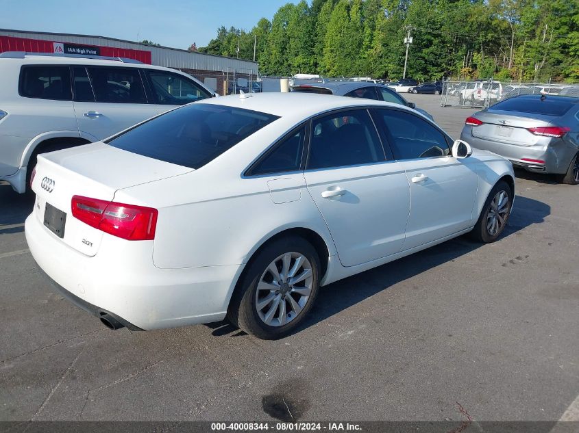 2012 Audi A6 2.0T Premium VIN: WAUCFAFC5CN076515 Lot: 40008344