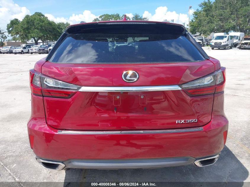 2018 Lexus Rx 350 VIN: 2T2ZZMCA2JC105845 Lot: 40008346