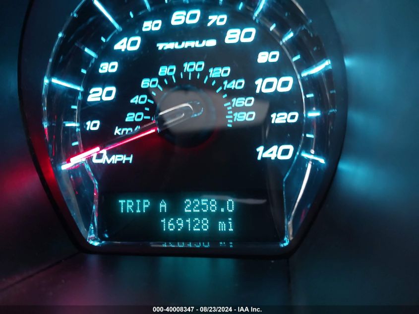 2010 Ford Taurus Sel VIN: 1FAHP2EW9AG121440 Lot: 40008347