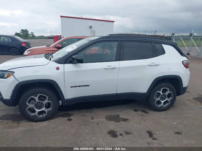 2022 Jeep Compass Trailhawk 4X4 VIN: 3C4NJDDB6NT208299 Lot: 40008393