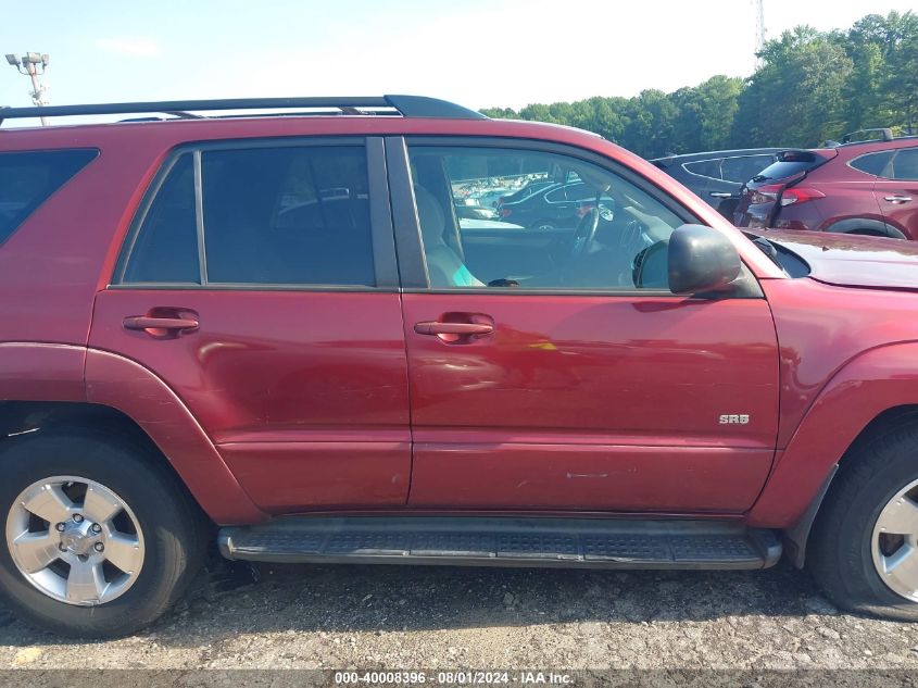 2005 Toyota 4Runner Sr5 V6 VIN: JTEZU14R658028626 Lot: 40008396