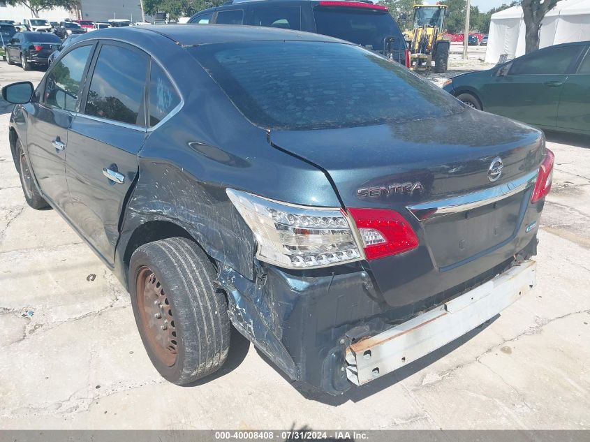 2014 Nissan Sentra S VIN: 3N1AB7AP7EY201154 Lot: 40008408