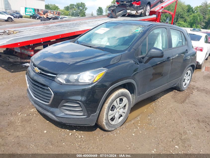 3GNCJKSBXHL284781 2017 CHEVROLET TRAX - Image 2