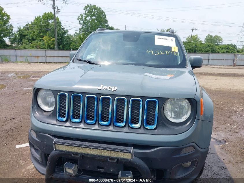 2018 Jeep Renegade Latitude 4X4 VIN: ZACCJBBB3JPH46152 Lot: 40008476