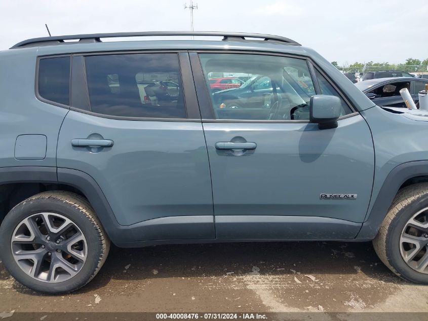 2018 Jeep Renegade Latitude 4X4 VIN: ZACCJBBB3JPH46152 Lot: 40008476