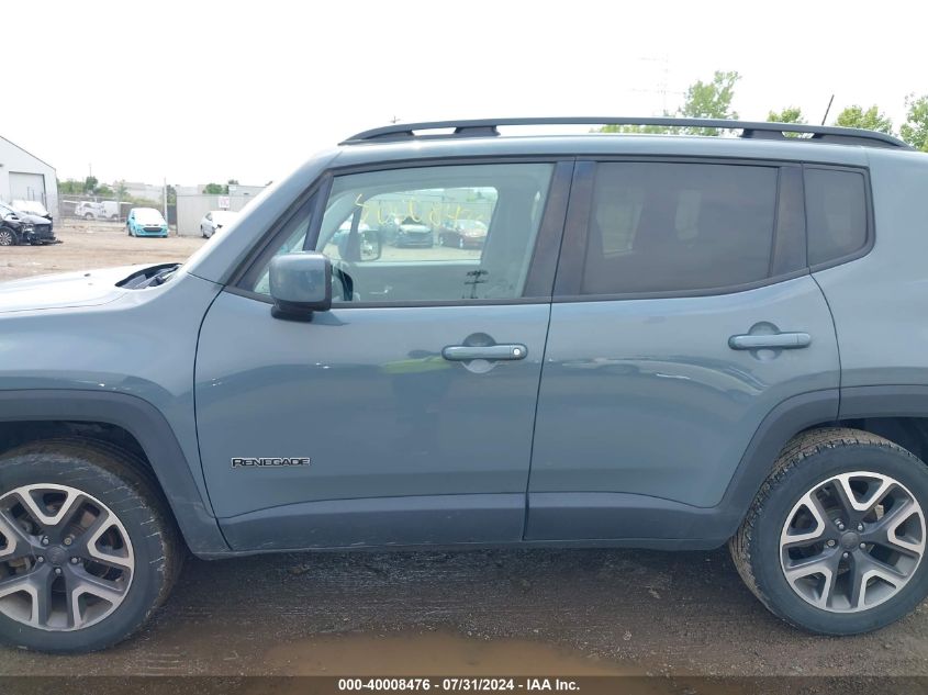 2018 Jeep Renegade Latitude 4X4 VIN: ZACCJBBB3JPH46152 Lot: 40008476