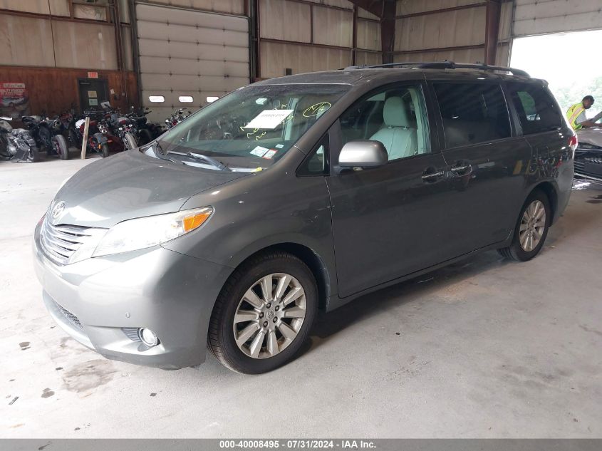 2011 Toyota Sienna Limited VIN: 5TDDK3DC5BS018253 Lot: 40008495