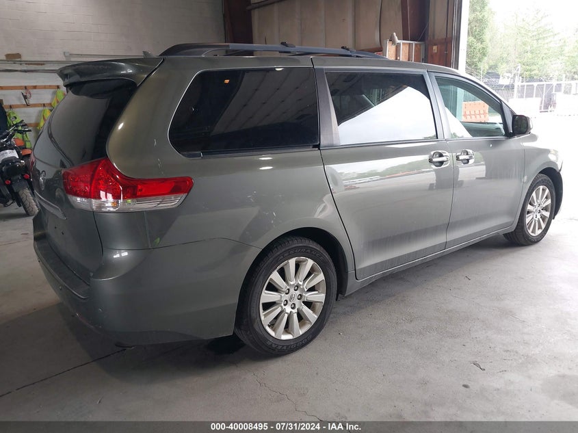 2011 Toyota Sienna Limited VIN: 5TDDK3DC5BS018253 Lot: 40008495