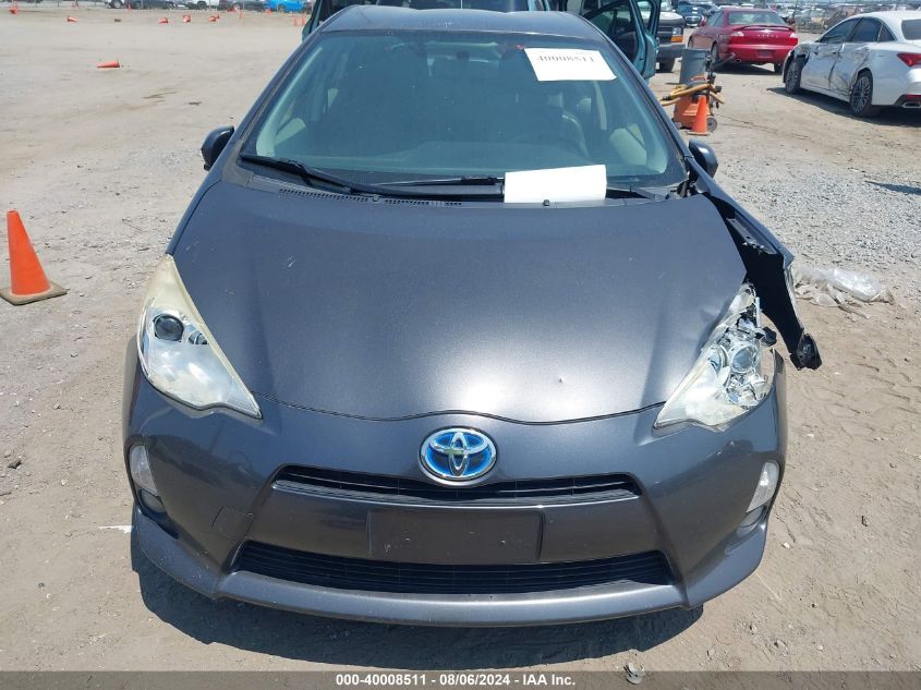 2012 Toyota Prius C Four VIN: JTDKDTB30C1518713 Lot: 40008511