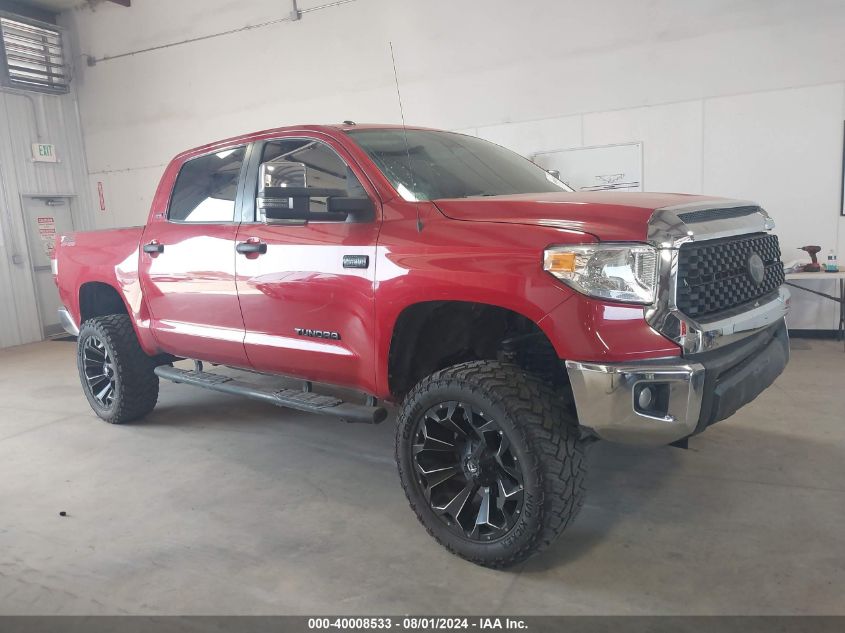 2018 Toyota Tundra Crewmax Sr5 VIN: 5TFEY5F19JX234867 Lot: 40008533