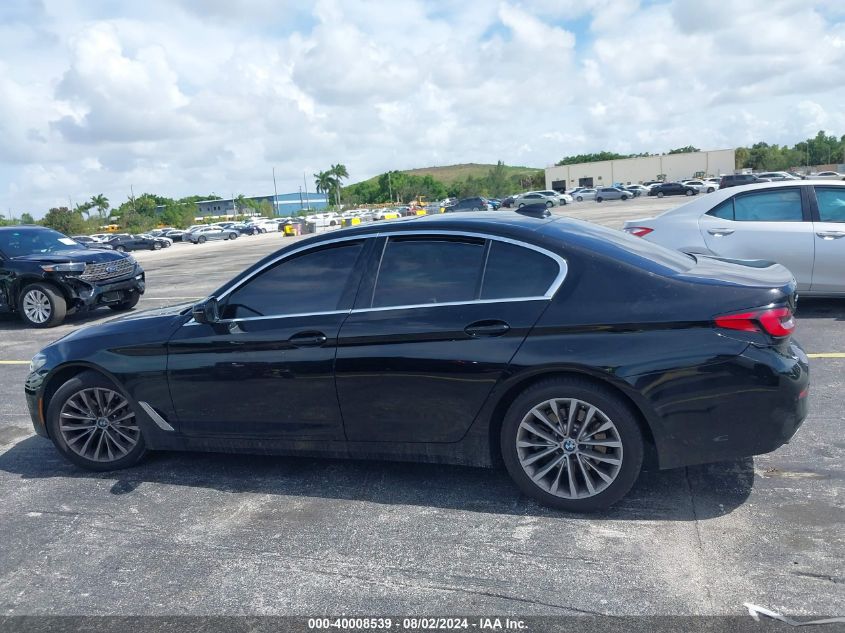 2021 BMW 530I xDrive VIN: WBA13BJ04MWX02294 Lot: 40008539