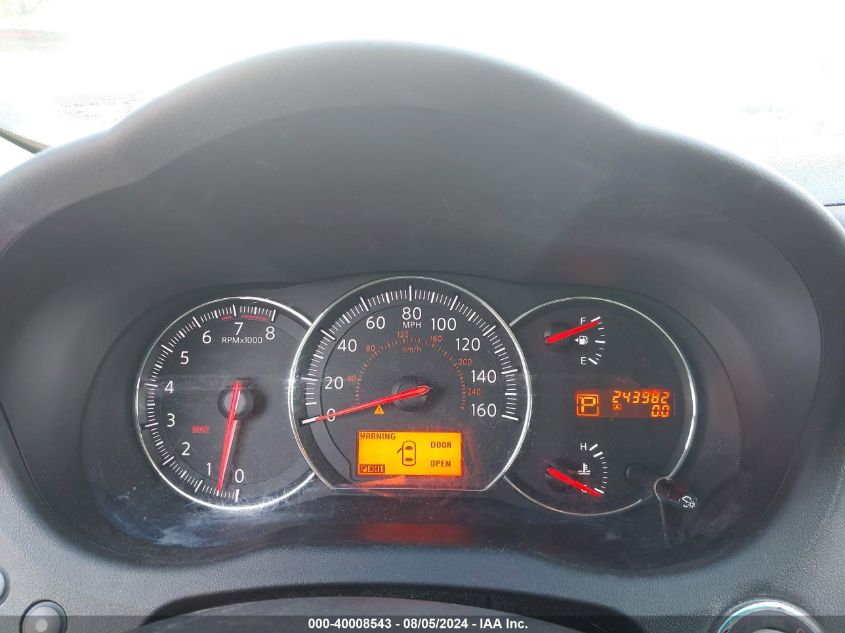 2011 Nissan Maxima S/Sv VIN: 1N4AA5AP4BC864552 Lot: 40008543