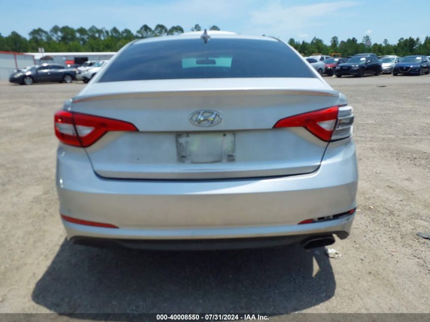 2017 Hyundai Sonata VIN: 5NPE24AF1HH521172 Lot: 40008550