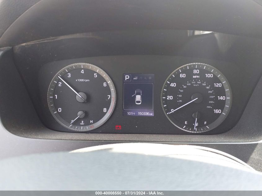 2017 Hyundai Sonata VIN: 5NPE24AF1HH521172 Lot: 40008550