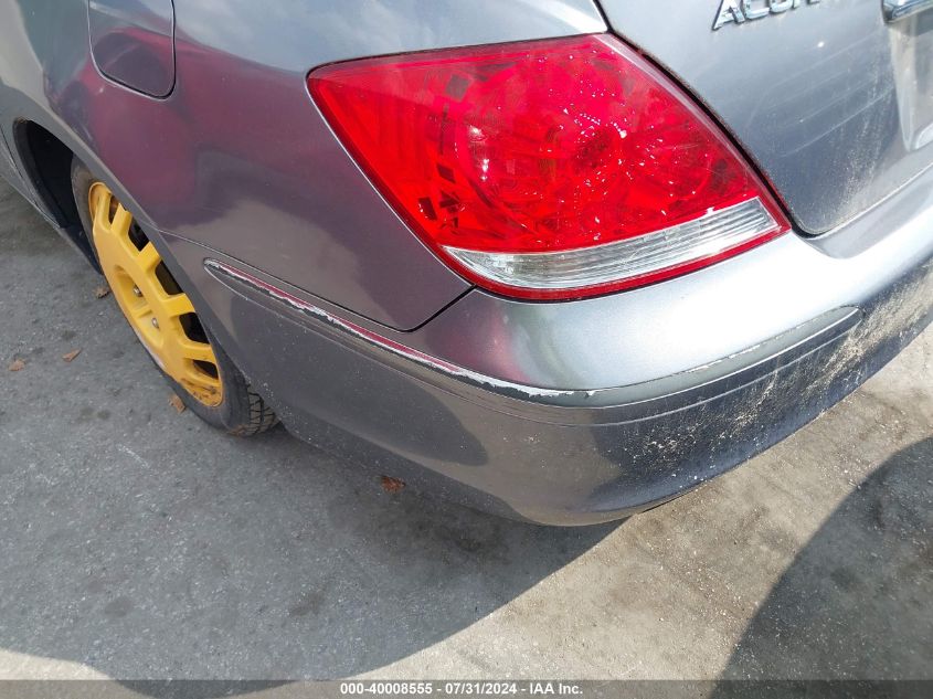 2006 Acura Rl 3.5 VIN: JH4KB16586C010731 Lot: 40008555