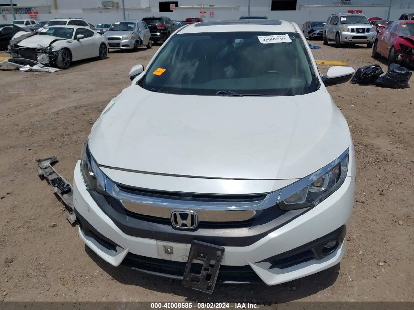 2018 Honda Civic Ex-L VIN: JHMFC1F77JX040319 Lot: 40008585