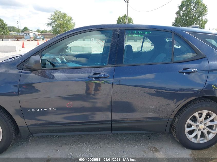 2018 Chevrolet Equinox Ls VIN: 3GNAXHEV6JS541266 Lot: 40008586