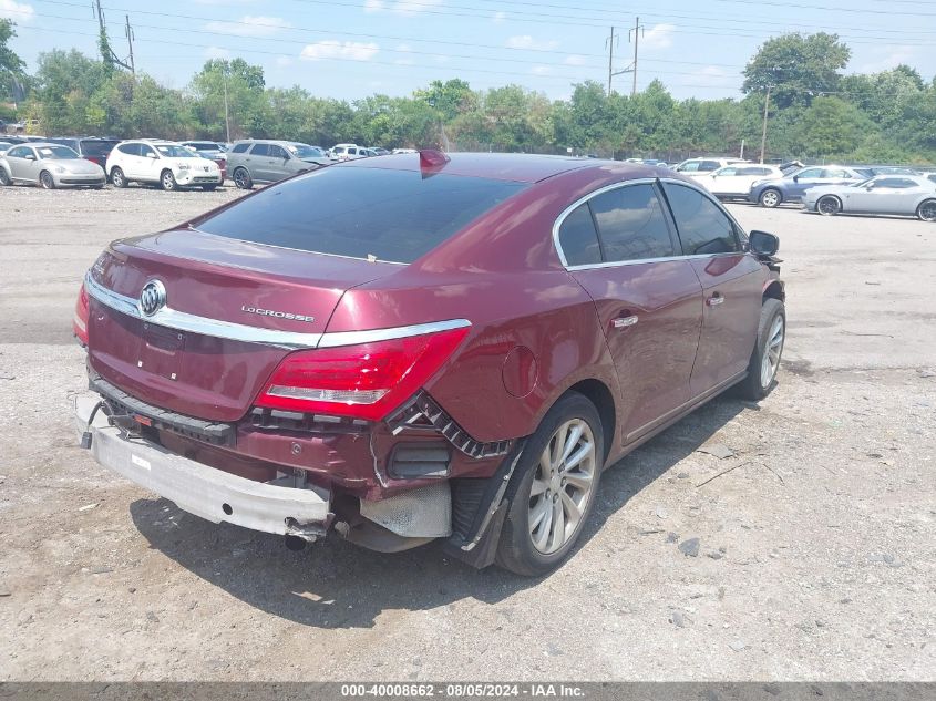 2016 Buick Lacrosse Leather VIN: 1G4GB5G30GF166818 Lot: 40008662