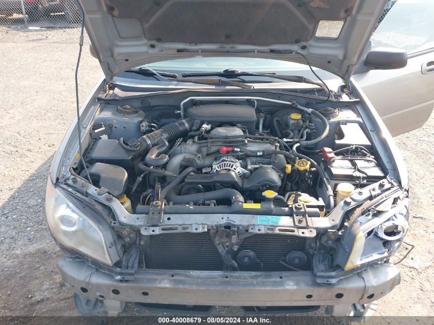 2006 Subaru Impreza 2.5I VIN: JF1GG67676H800317 Lot: 40008679