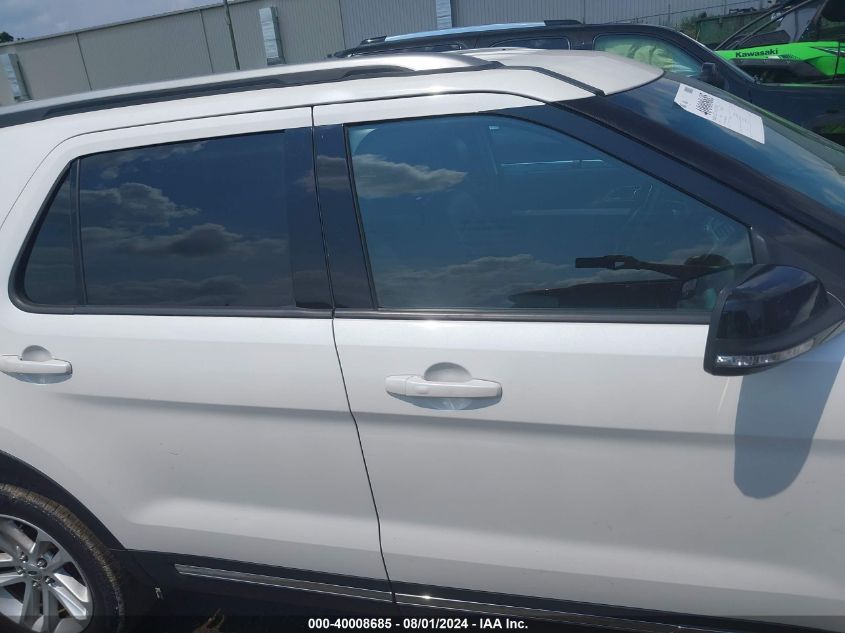 2016 Ford Explorer Xlt VIN: 1FM5K7D80GGB93790 Lot: 40008685