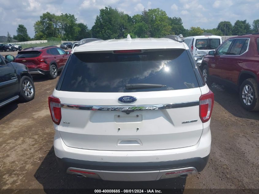 2016 Ford Explorer Xlt VIN: 1FM5K7D80GGB93790 Lot: 40008685